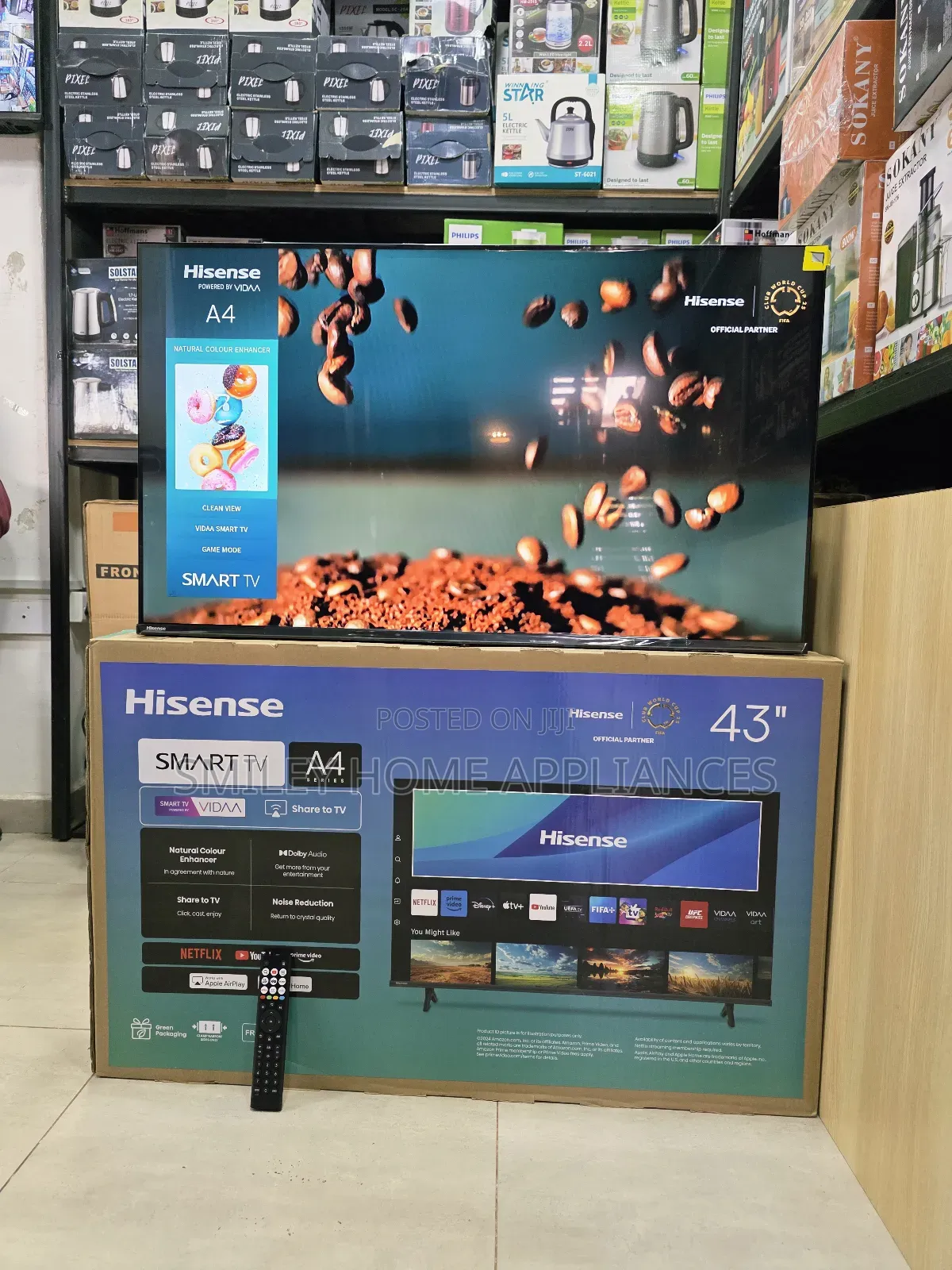 Hisense 2025 Model Frameless A4 Series Vidaa Smart Tv at 20% Discount