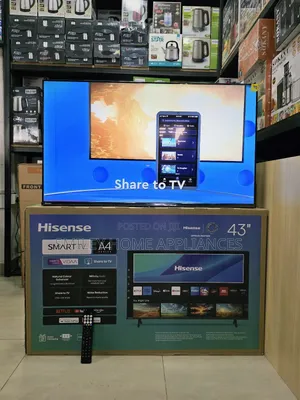New Look Brand New Hisense 43a4qs A4 Series 43inches Vidaa Smart Tv