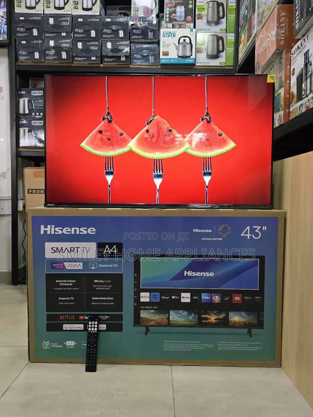 New Look Hisense 43a4qs A4 Series Vidda Smart Tv With a Slick Remote