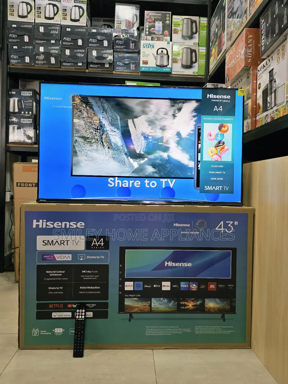Hisense 43inches A4series Entry Level Led-1080p Vida Smart Tv at Discount