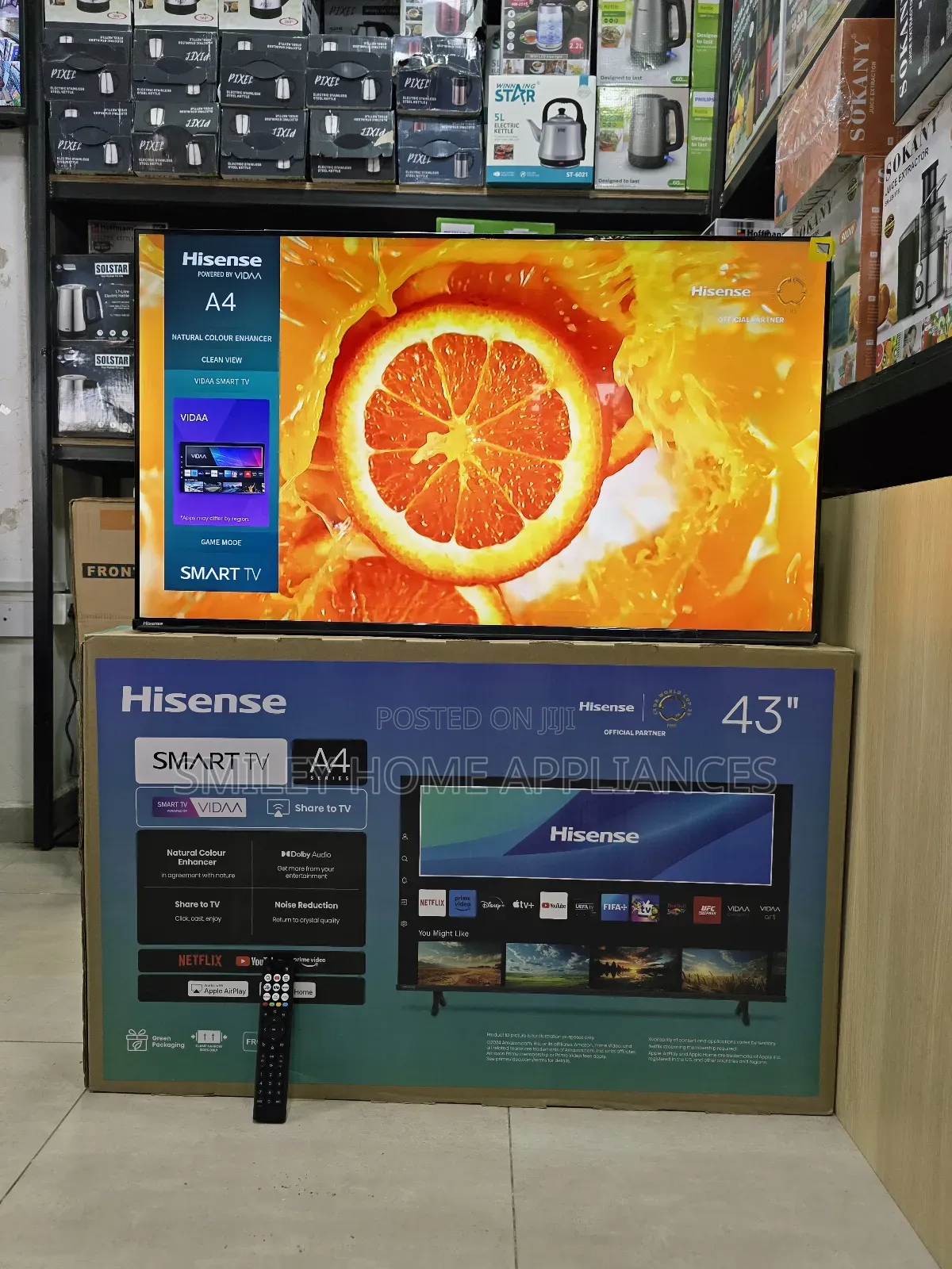 Hisense 43inches A4series Entry Level Led-1080p Vida Smart Tv at Discount
