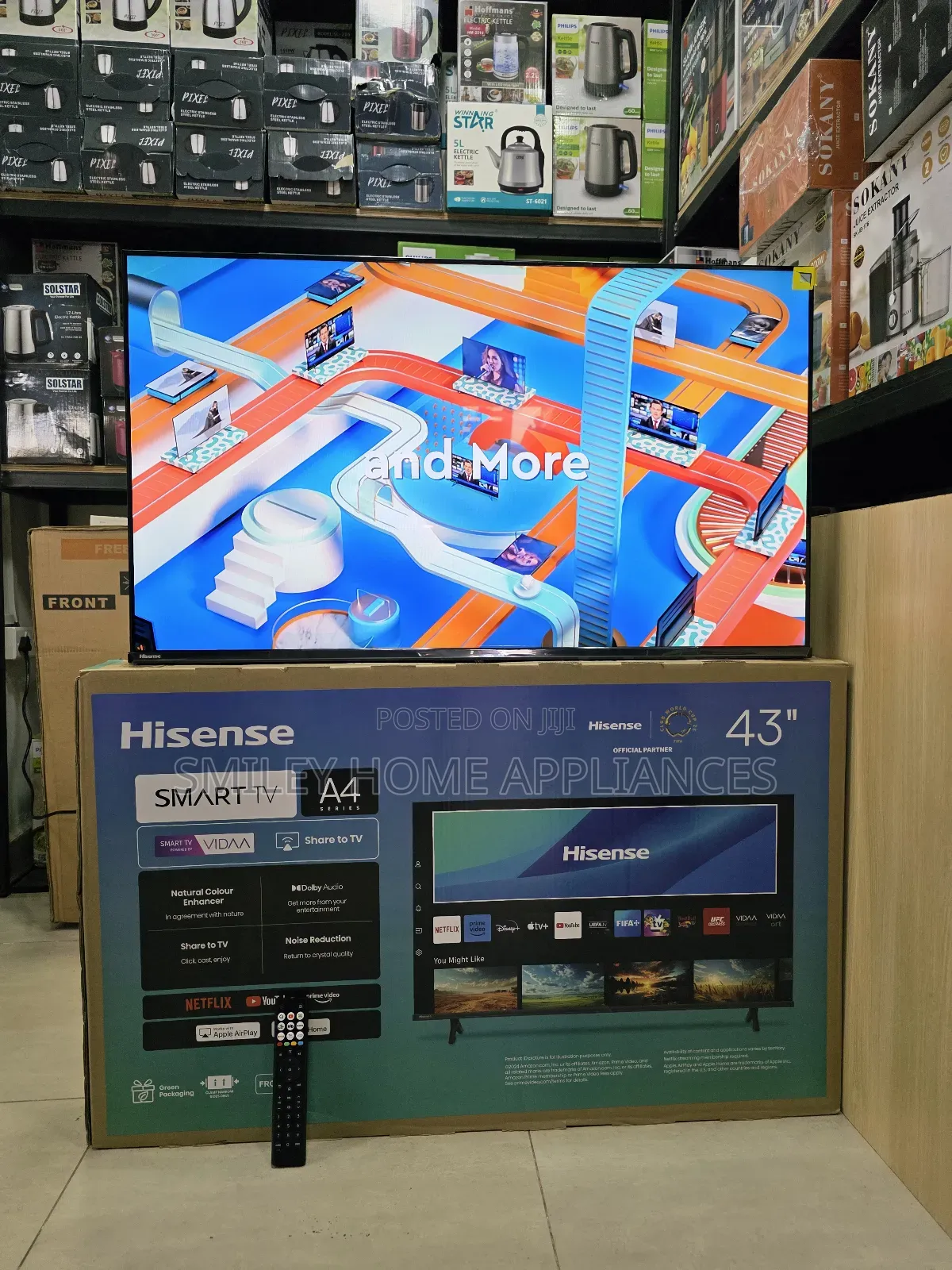Hisense 43inches A4series Entry Level Led-1080p Vida Smart Tv at Discount