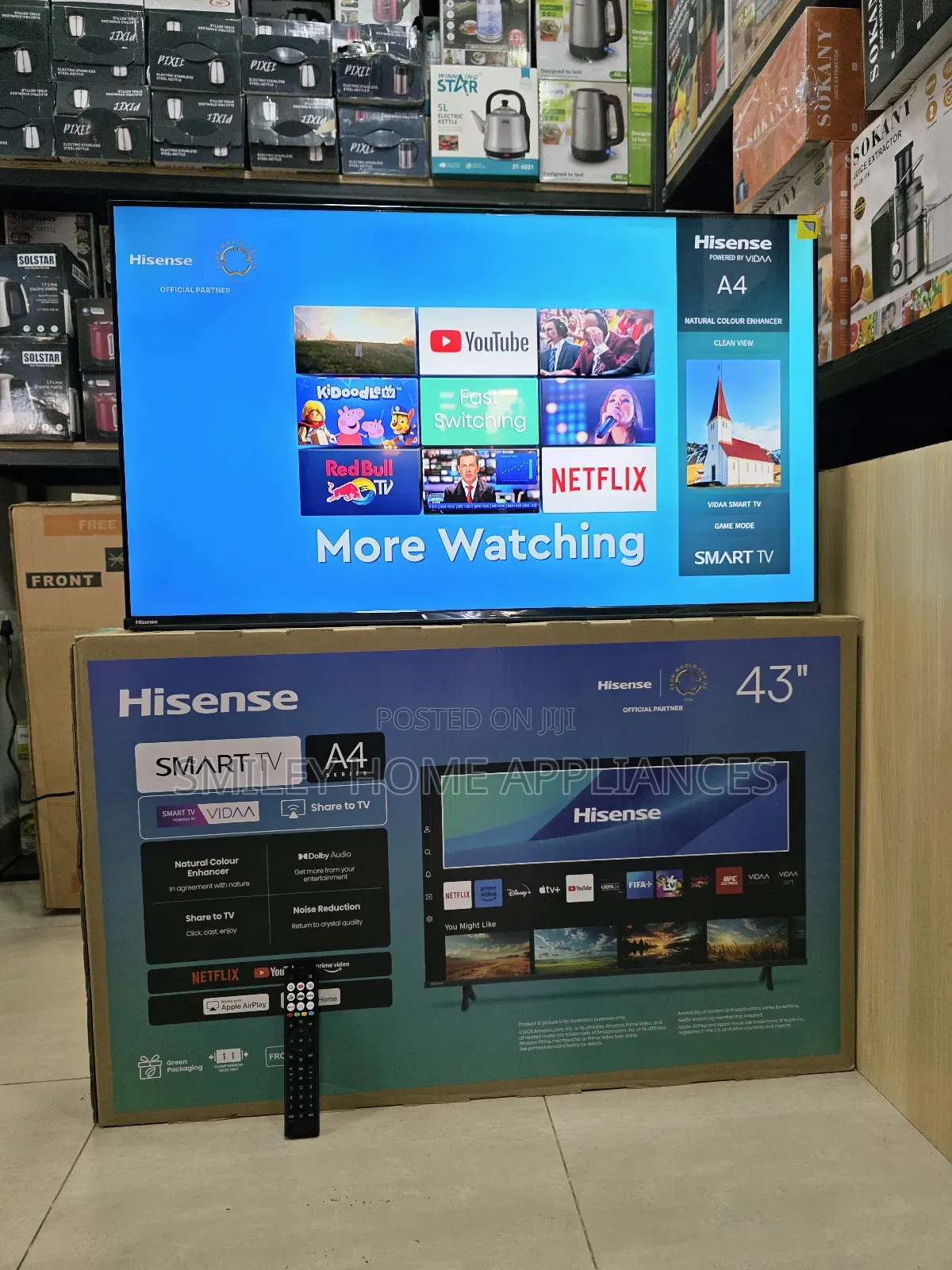 Beeyi Dodolo Sales on Hisense 43inches 43a4qsa4 Series Vidaa Smart Tv