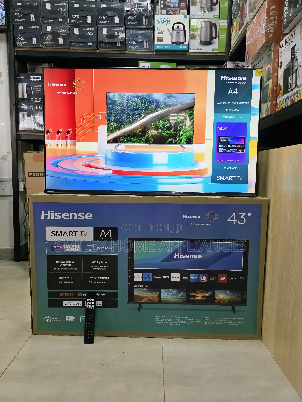 Beeyi Dodolo Sales on Hisense 43inches 43a4qsa4 Series Vidaa Smart Tv