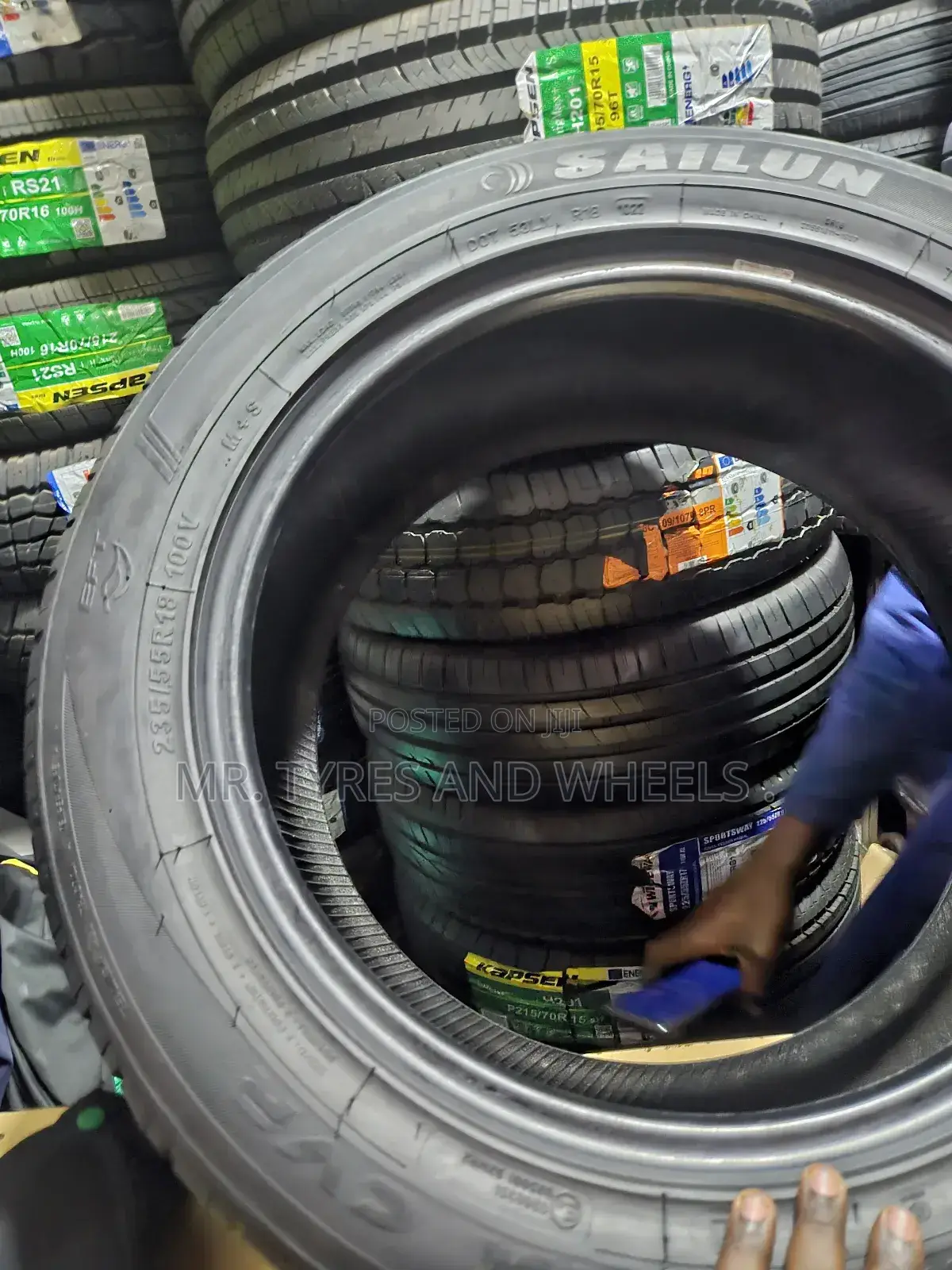 235 55 R18 From Sailun Company Very Gd Tires 3pises Left Now.