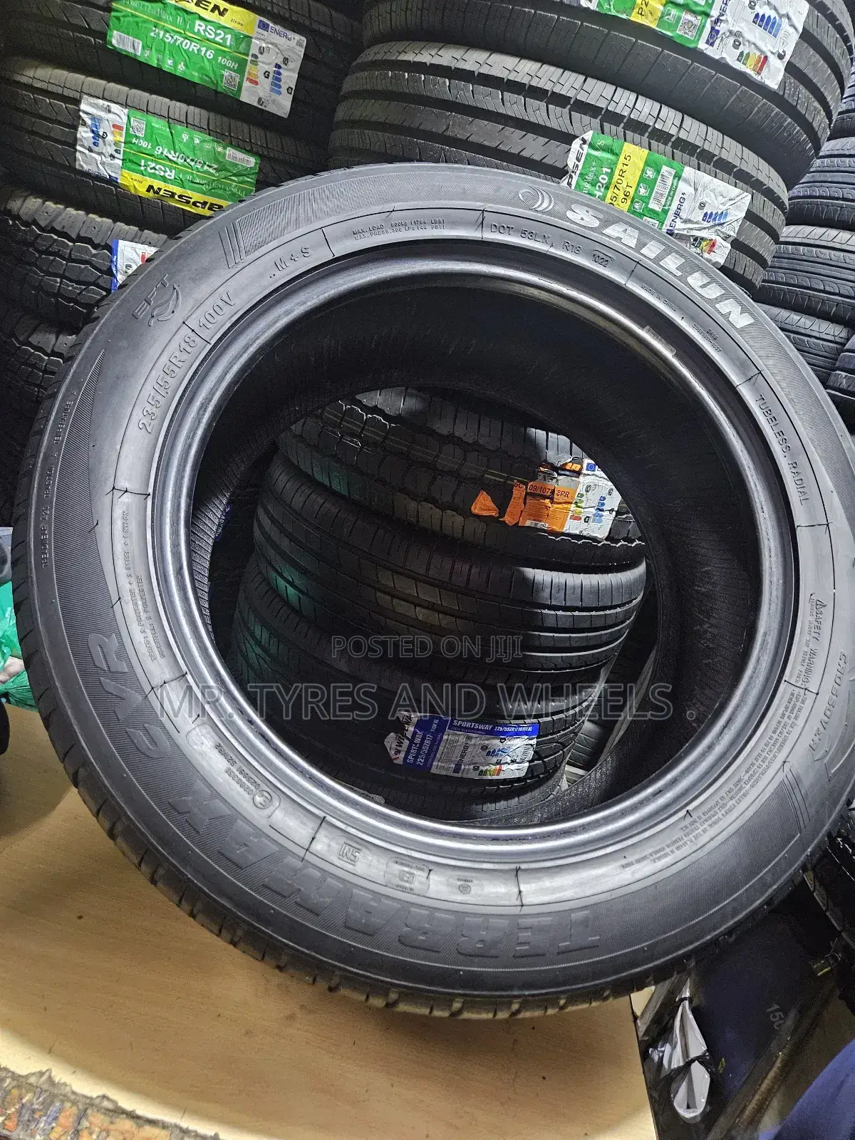 235 55 R18 From Sailun Company Very Gd Tires 3pises Left Now.