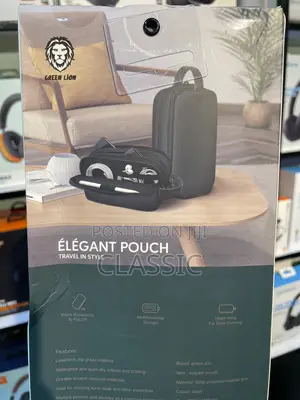 Green Lion Elegant Pouch