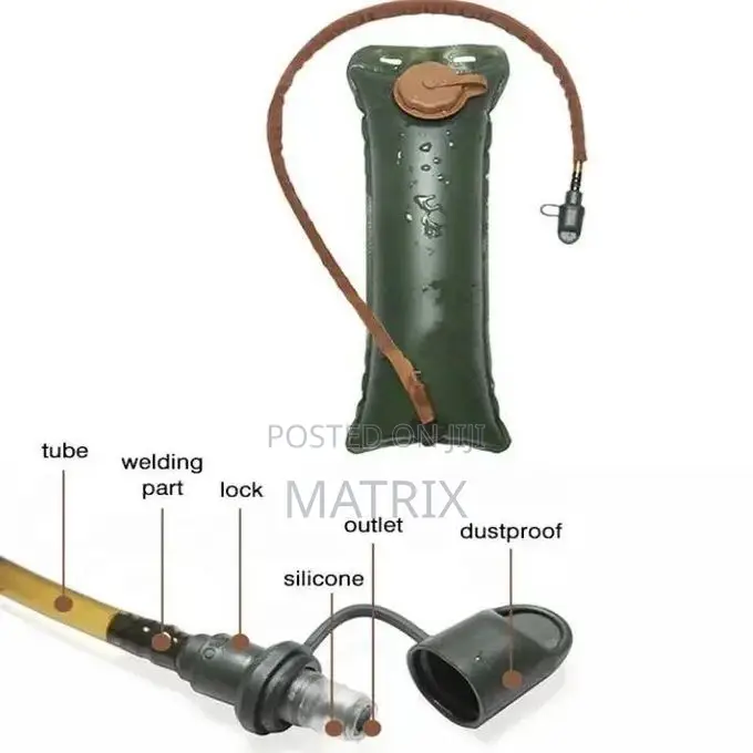 Outdoor Sports Water Hydration Bottle Backpack-Black