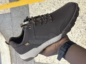 Original Coffee Brown Cat Smart Casual Premium Leather Shoes