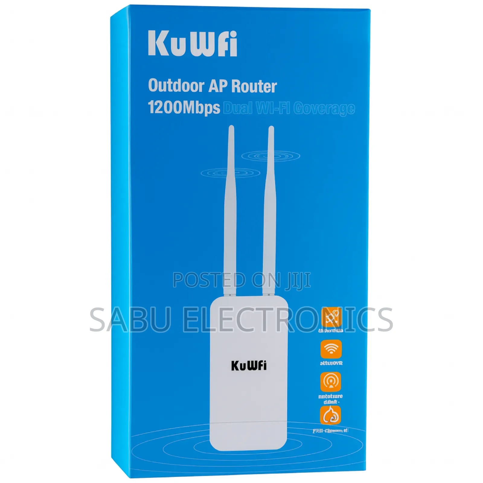 Longrange Outdoor Wi-Fi Access Point 150m - 64 Users Internet Booster