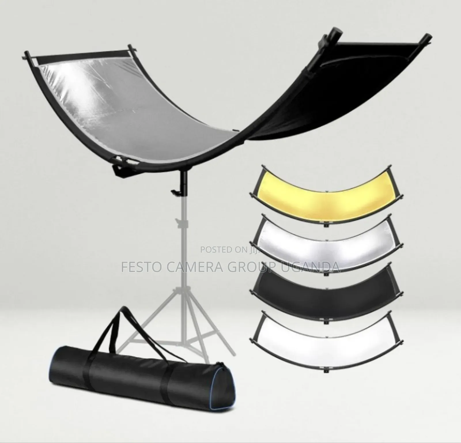 U-Shaped Curved Reflector