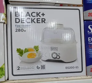 Black+Decker Egg Cooker, Model Eg200-B5