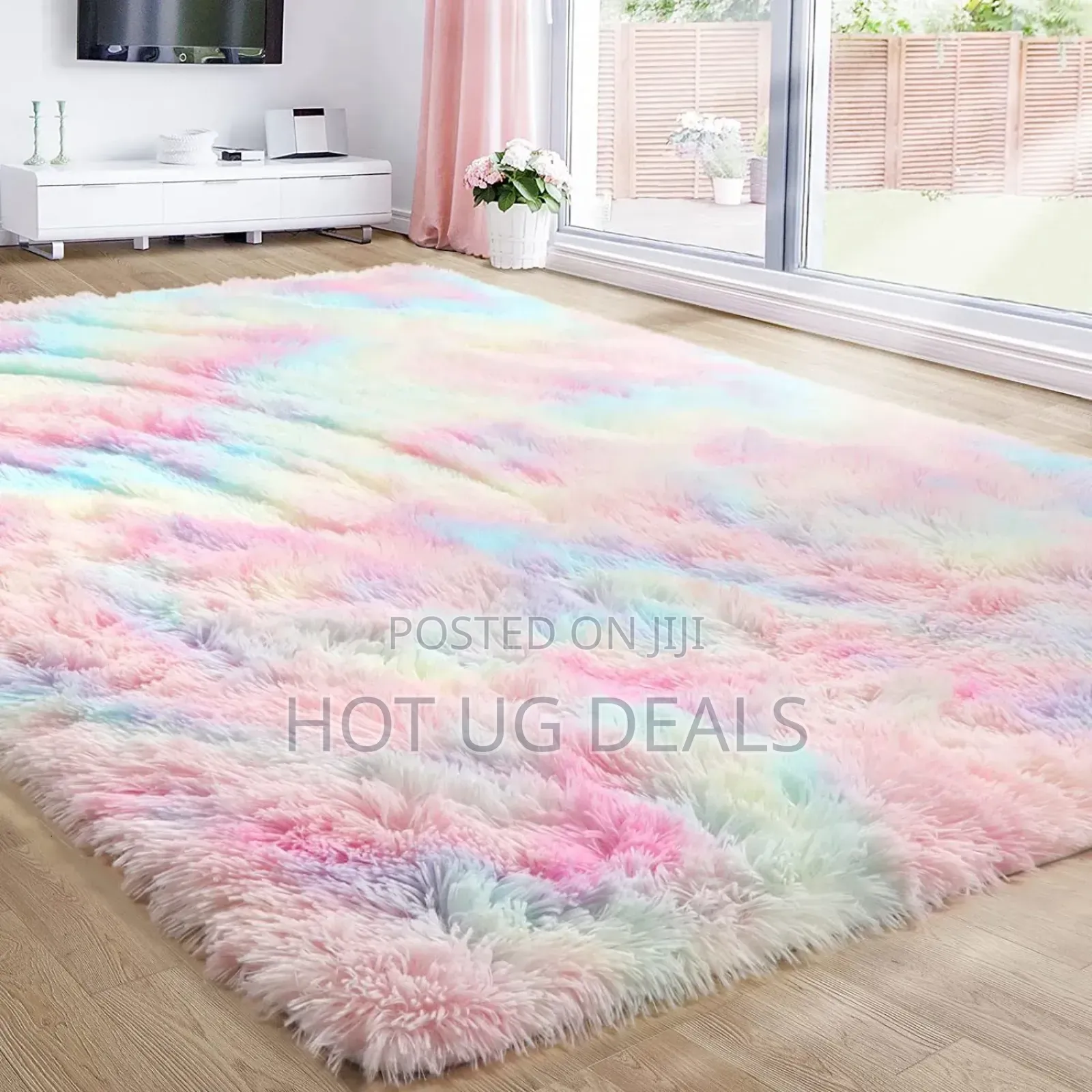 Large Size Fluffy Woolen Carpet 2 *2.5m - Patched