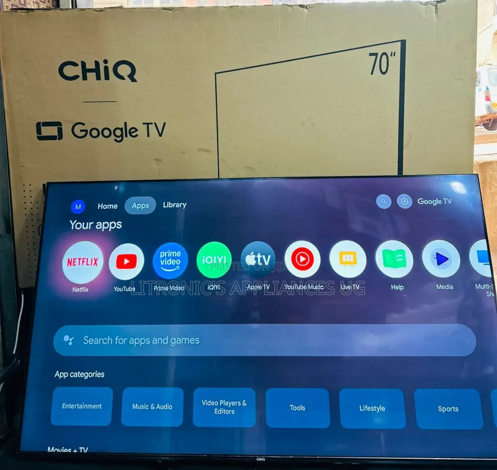 Chiq Smart 70inches Google Tv