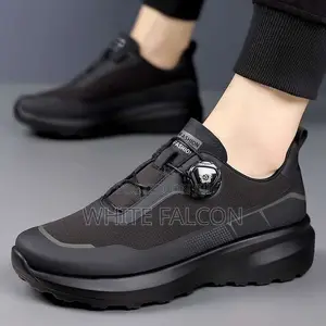 Anti-Slip Men’S Casual Shoes-Rubber Sole With Automatic Lock