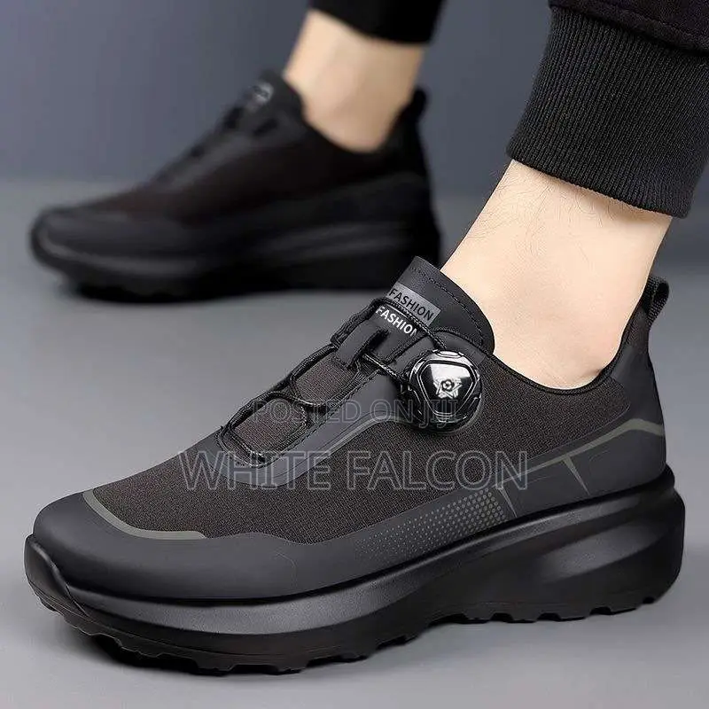 Anti-Slip Men’S Casual Shoes-Rubber Sole With Automatic Lock