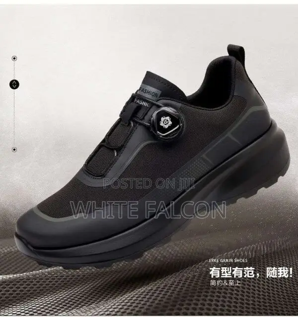 Anti-Slip Men’S Casual Shoes-Rubber Sole With Automatic Lock