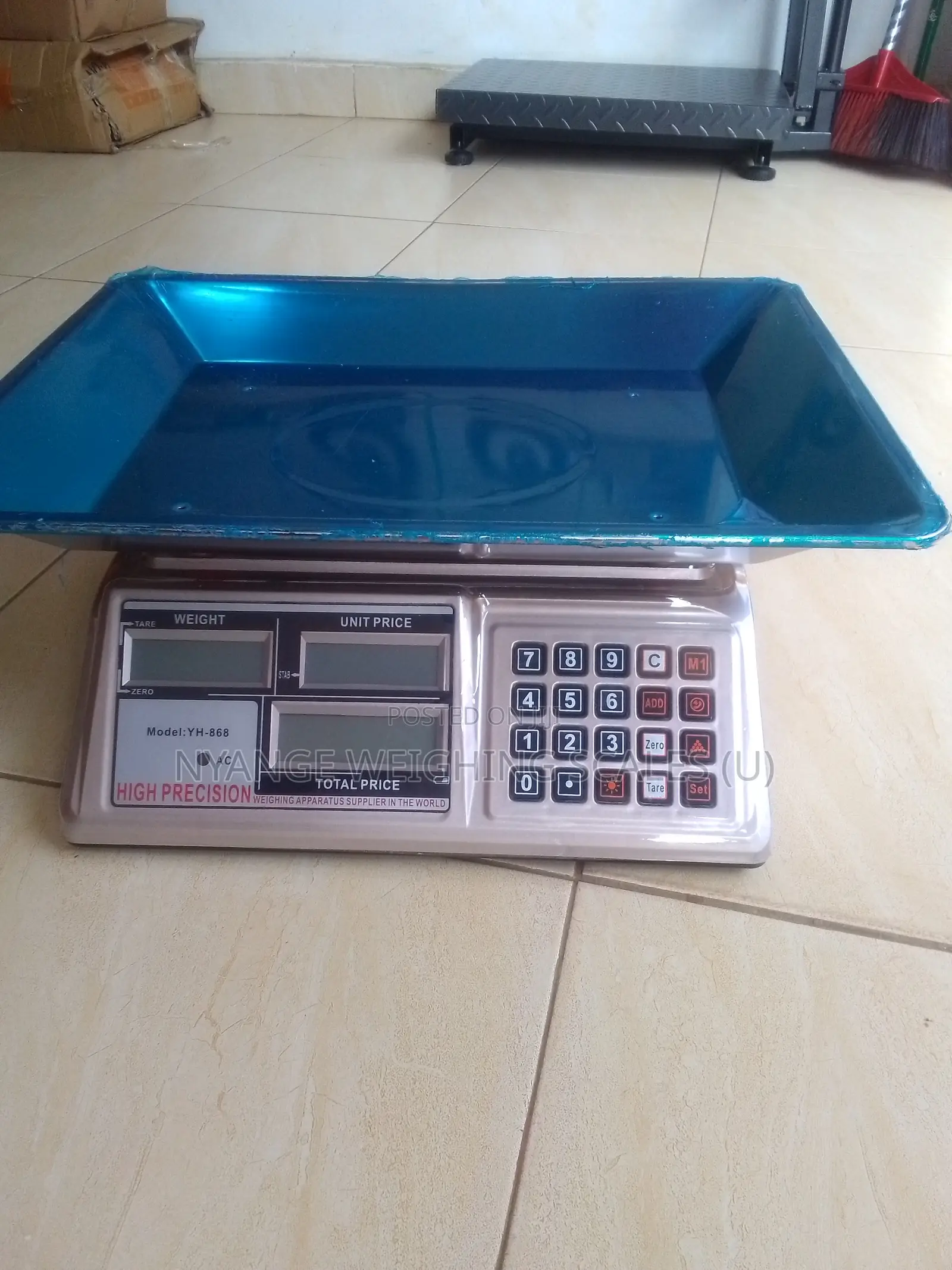 Electronic Poultry Feed Weighing Scale 60kg Digital Weighing Scale