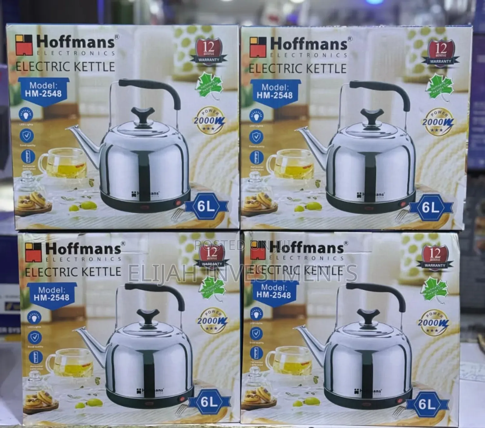 Hoffmans Hm-2548 Electric Kettles.