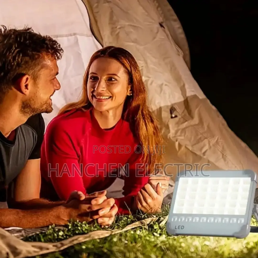 2000 Watts Portable Floodlight With Rechargeable Battery, 5 Modes