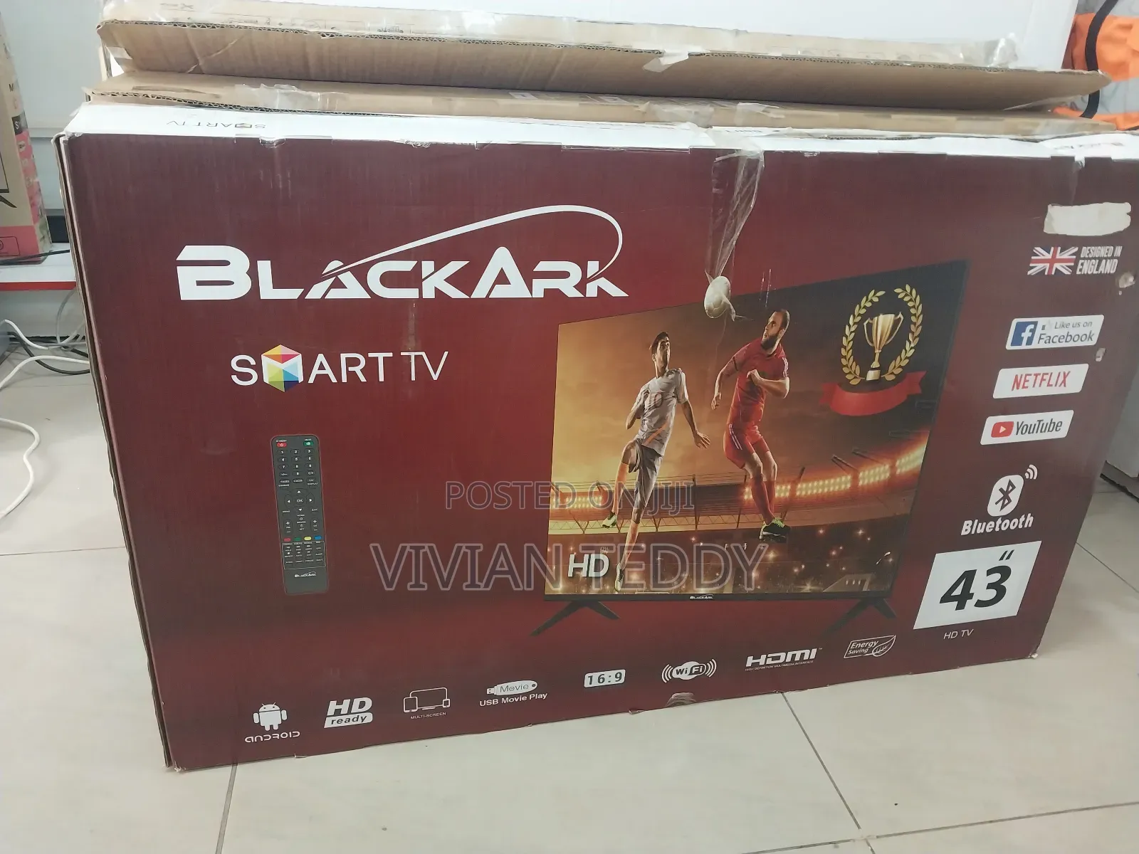 43" Blackark Tv Smart