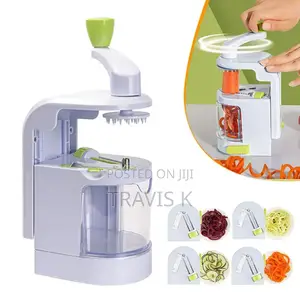 Spiralizer Vegetable Slicer (4-in-1 Rotating Blades)