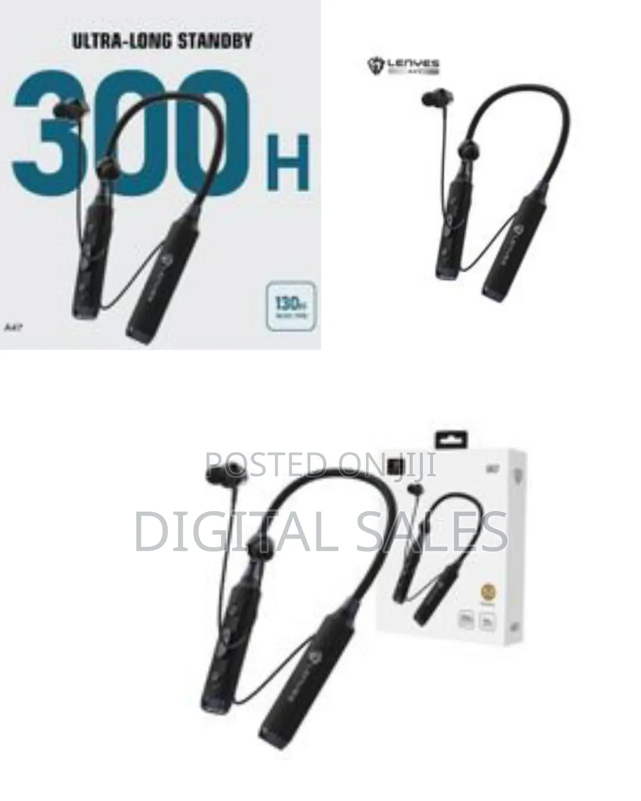 Bluetooth Wireless Earphone Headset Neckband With Long Lasting Playti