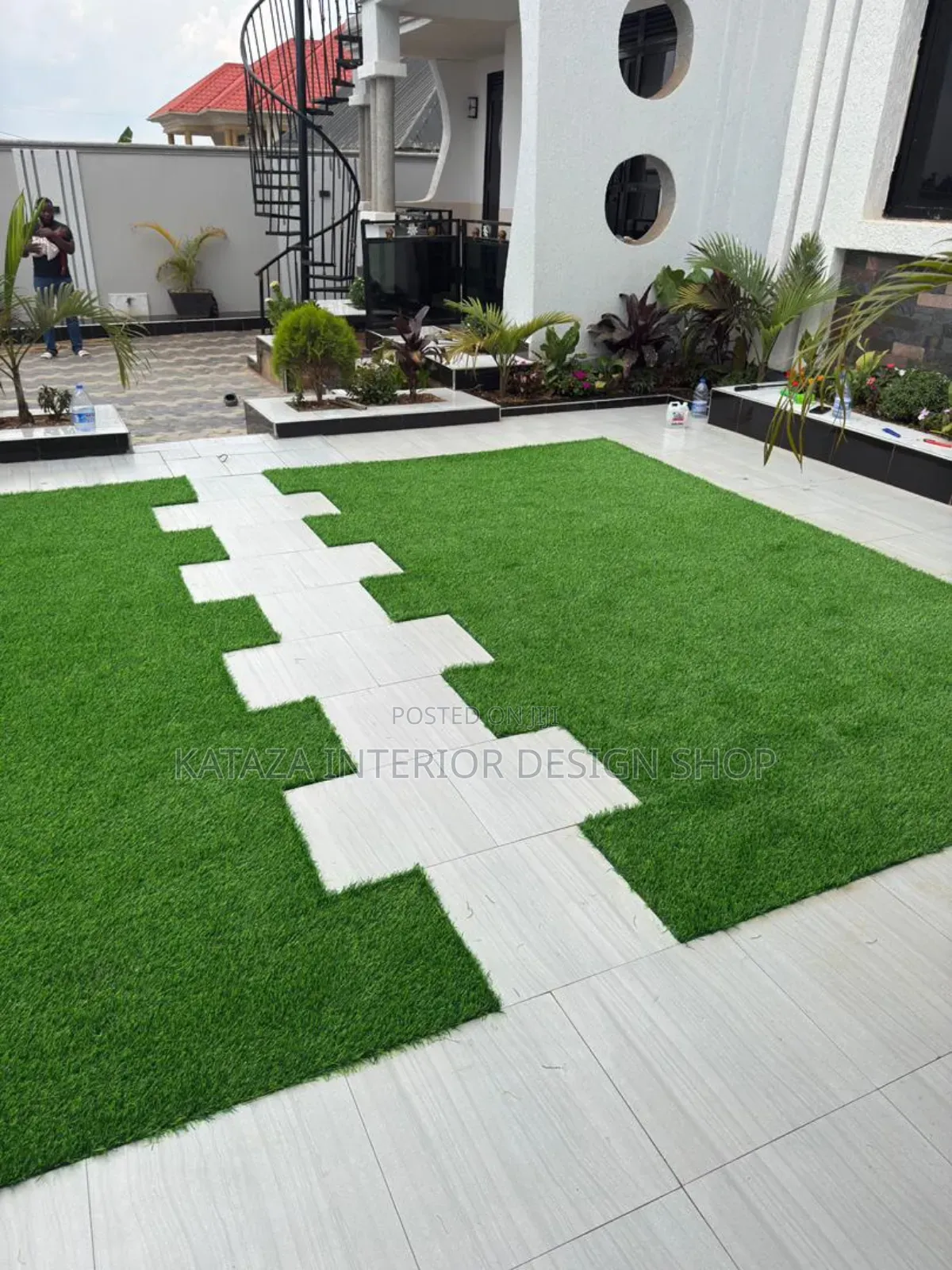 Steps by Steps Grass Carpet Artificial