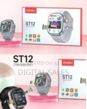 Modio St12 4g Network 2.2 Inch Smartwatch With 3 Pairs Strap Simcard