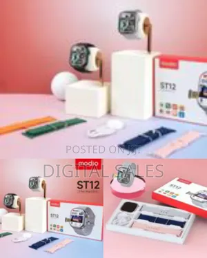 Modio St12 4g Network 2.2 Inch Smartwatch With 3 Pairs Strap Simcard