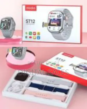 Modio St12 4g Network 2.2 Inch Smartwatch With 3 Pairs Strap Simcard