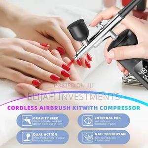 Rechargeable High-Pressure Airbrush Kit With Compressor