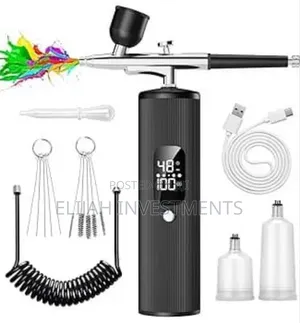 Rechargeable High-Pressure Airbrush Kit With Compressor
