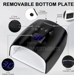 Uv Led Nail Lamp Rechargeable, Cordles
