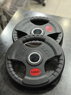 Rubber Plates 10 Kg Pair Big Hole