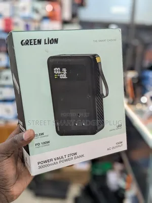 Greenlion Power Vault 270watts 30.000mah Power Bank