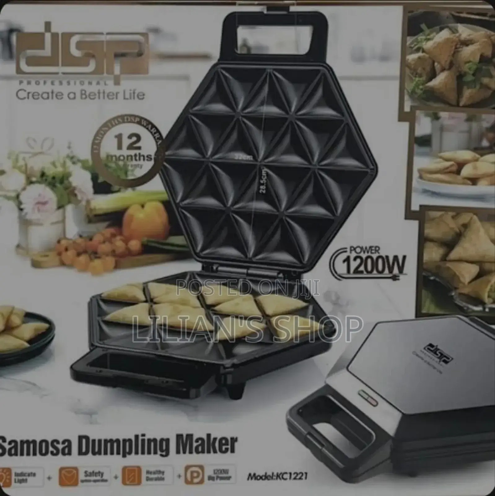 DSP Professional Samosa Maker 24 Pieces 1200 Watts