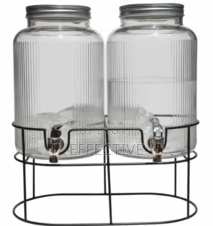 3.8 Litre Glass Beverage Dispenser With Stand