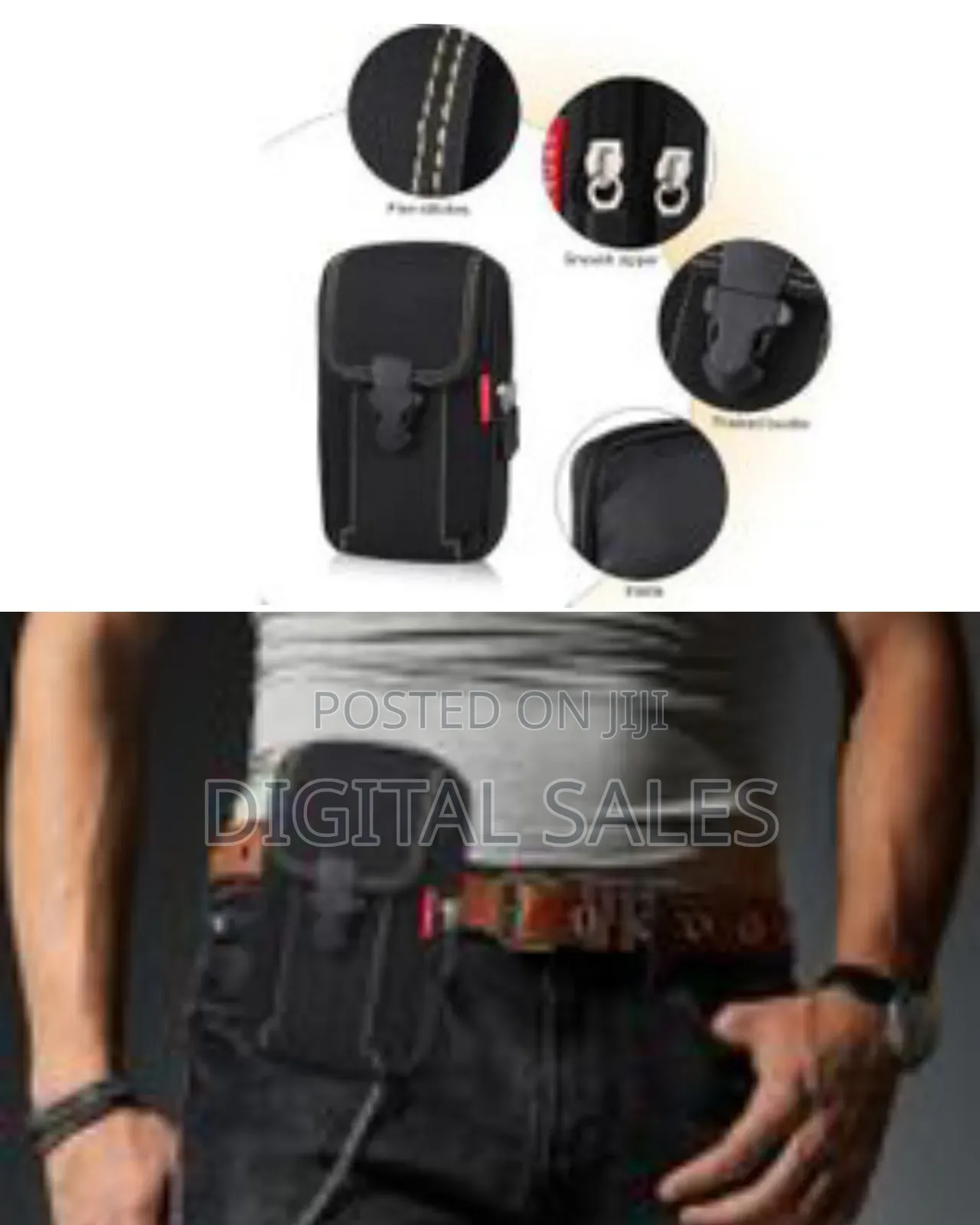 Tactical Molle Pouch Phone Belt Bag, Waist Belt Bag With Cell Phone