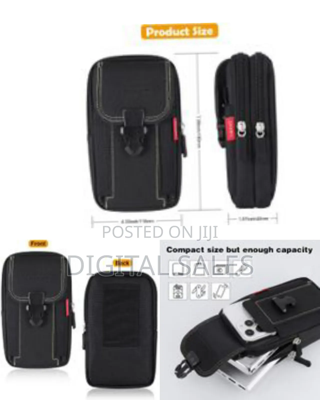 Tactical Molle Pouch Phone Belt Bag, Waist Belt Bag With Cell Phone