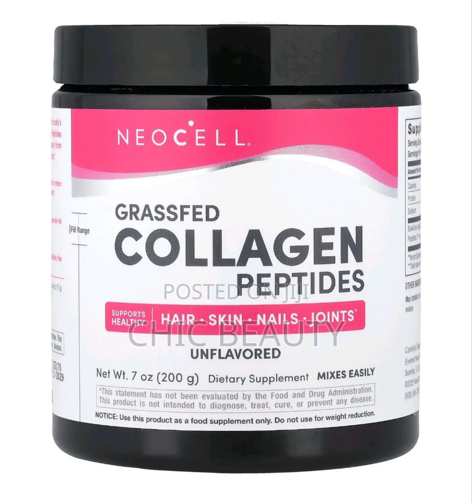 Neocell Grassfed Collagen Peptides for Skin, Hair, Nails Joints 200g