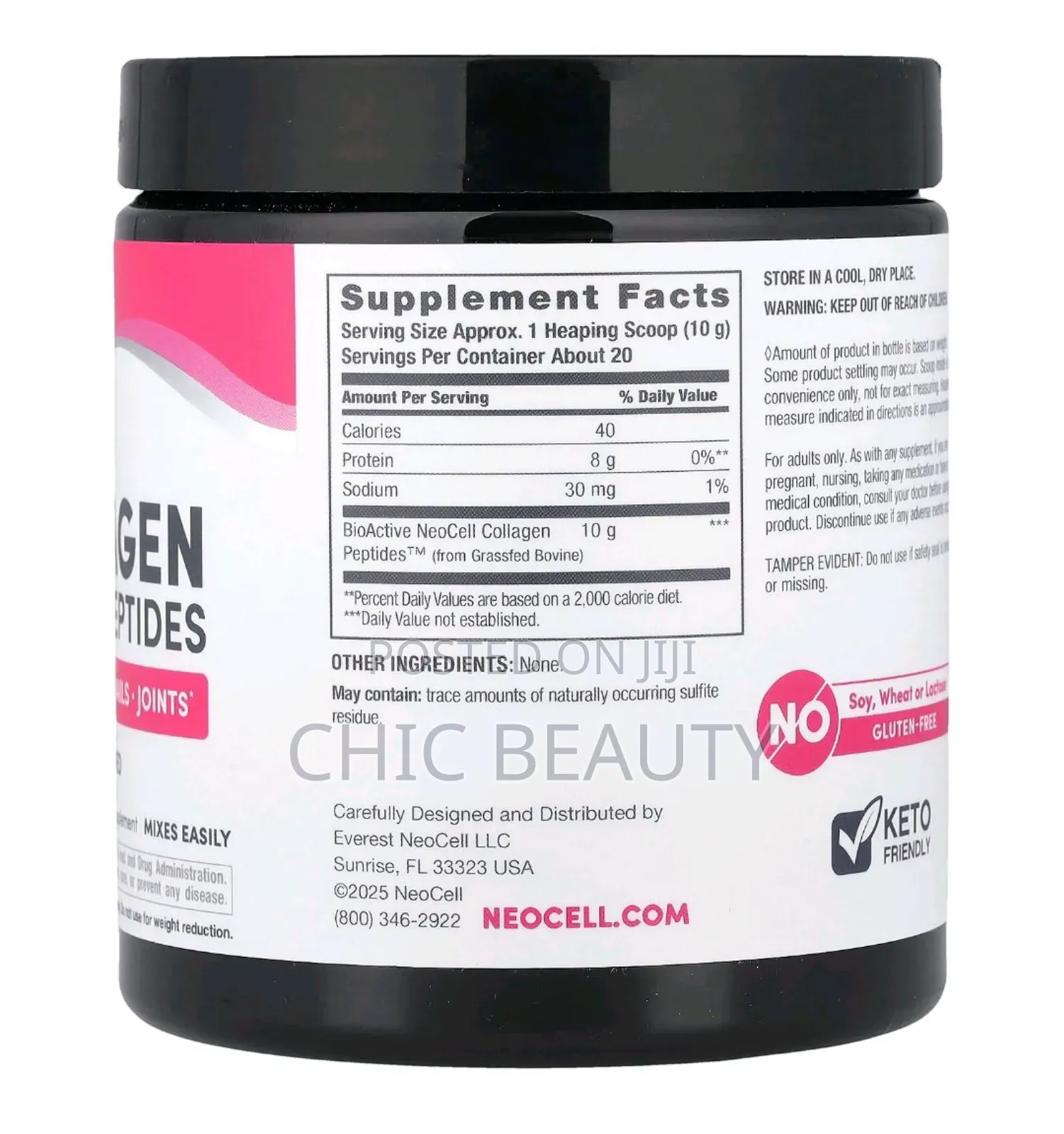 Neocell Grassfed Collagen Peptides for Skin, Hair, Nails Joints 200g