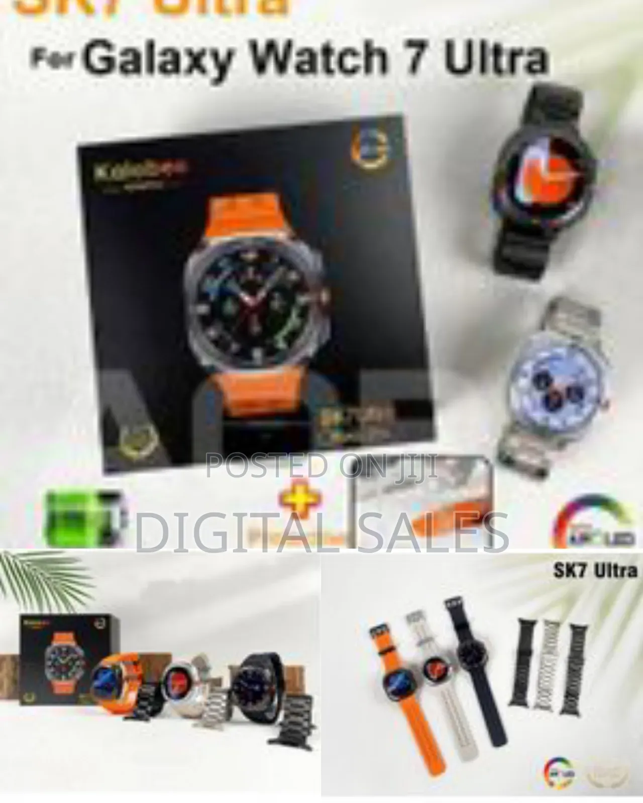 Kalobee America Sk7 Ultra Smartwatch 1.53 Inch 128m 500ma Outdoor