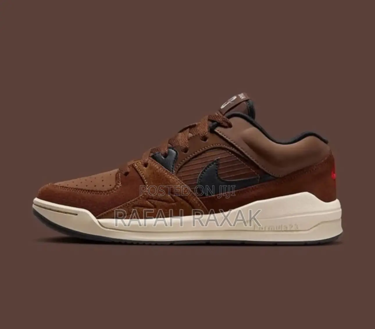 Original Nike Air Jordan Stadium 90 “Cacoa Wow” Basketball Sneakers