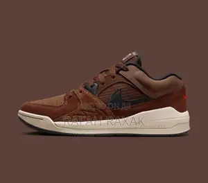 Original Nike Air Jordan Stadium 90 “Cacoa Wow” Basketball Sneakers