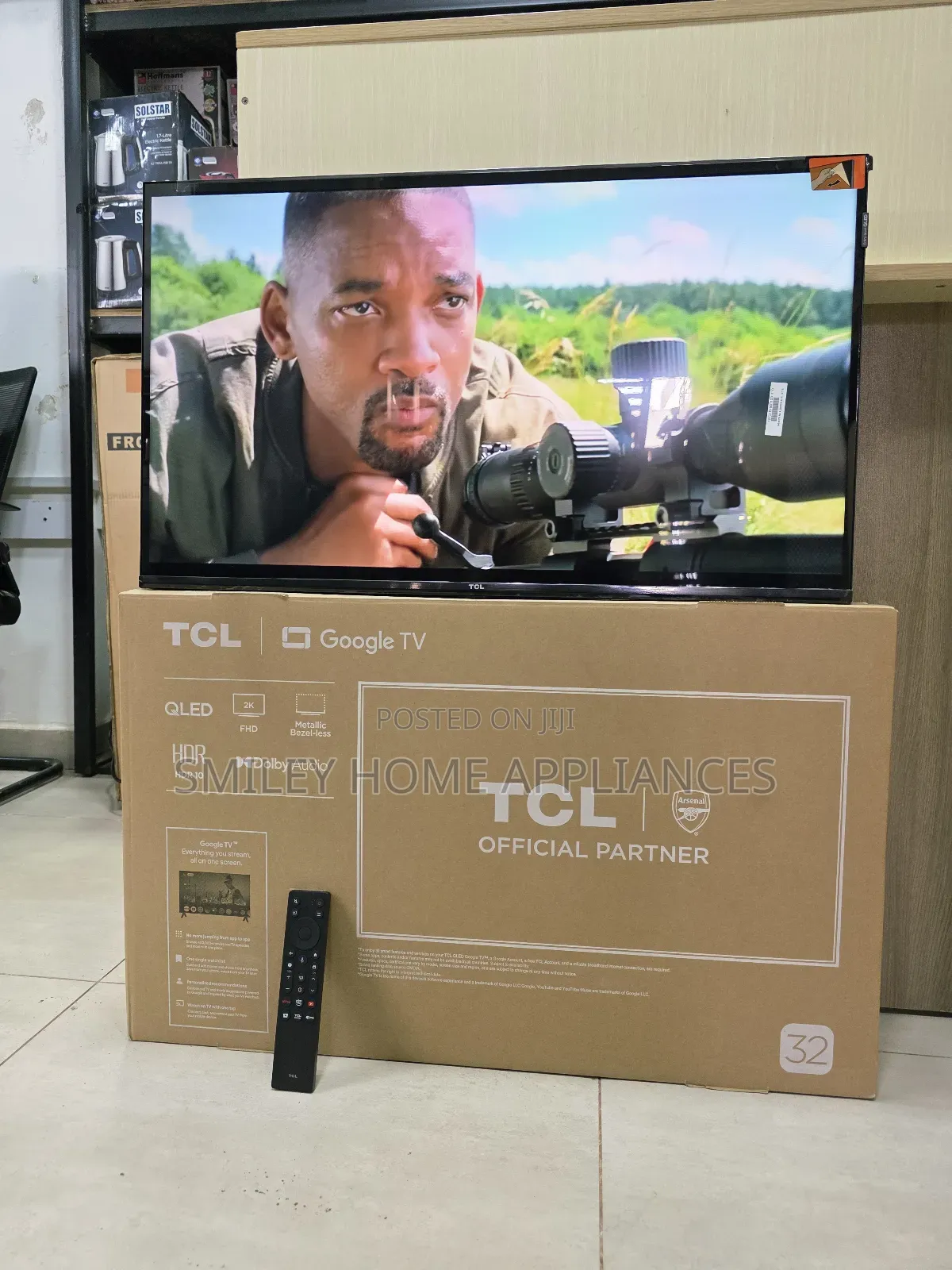 TCL 32inches Google Android Qled Display Tv With HDR at Reduced Price