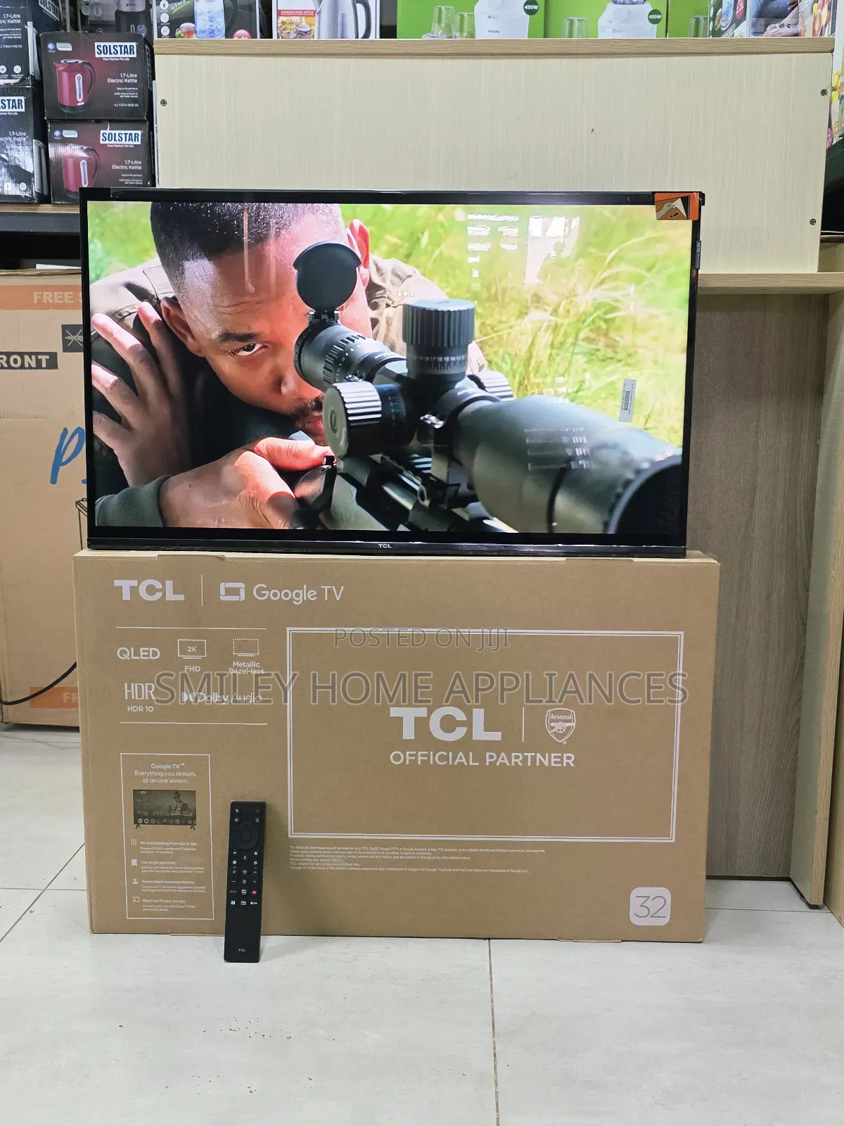 TCL 32inches Google Android Qled Display Tv With HDR at Reduced Price