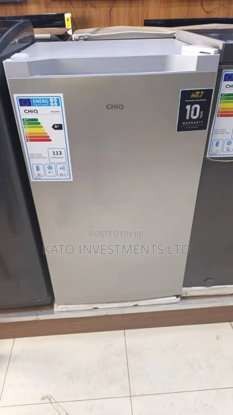 Chiq 120litrs Fridge-white