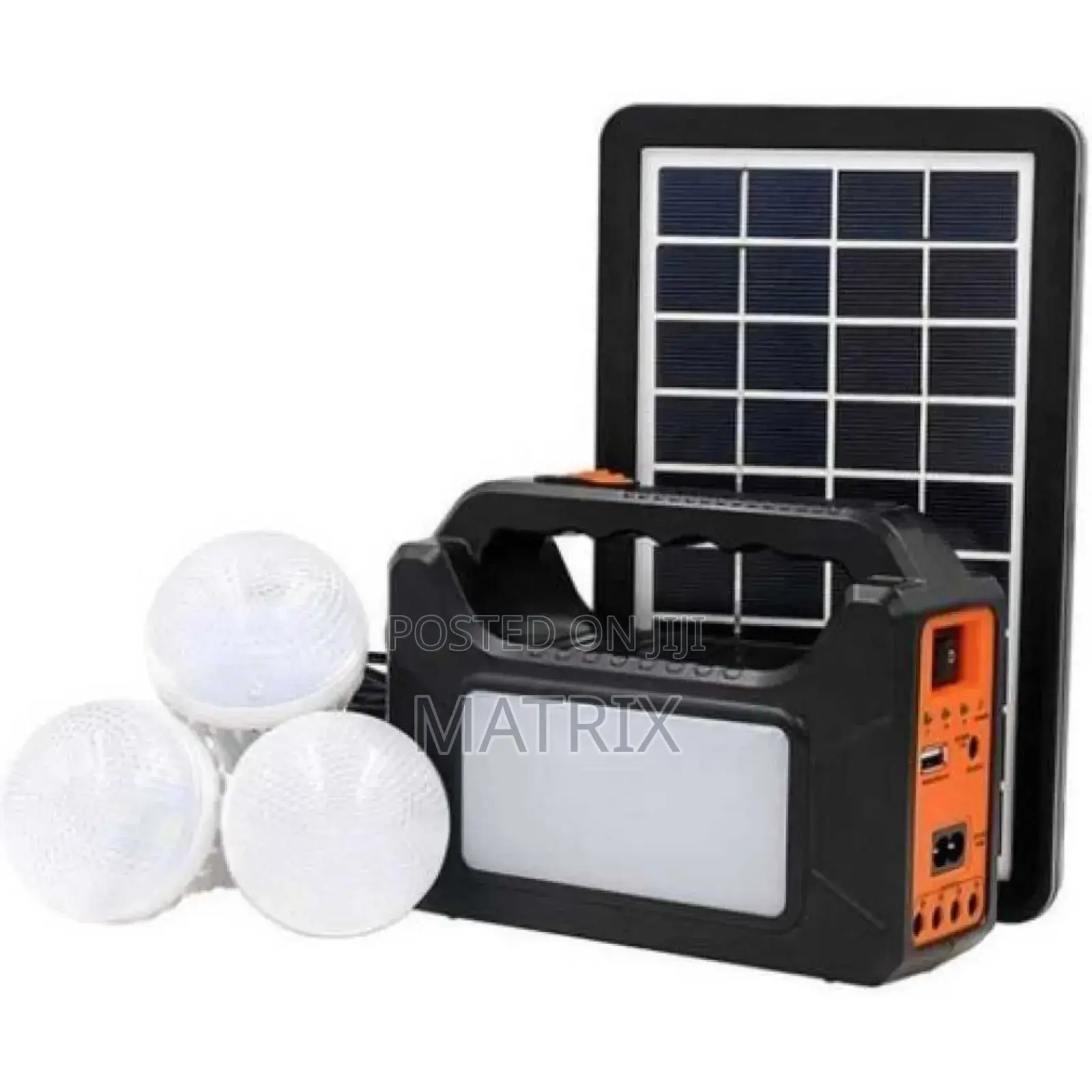 Solar Home Lighting System With Fm, Bluetooth Usb Phone Charging -