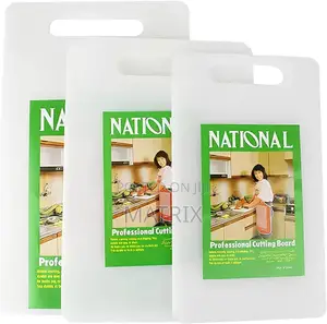 3 Piece Set Plastic Cutting Chopping Board-